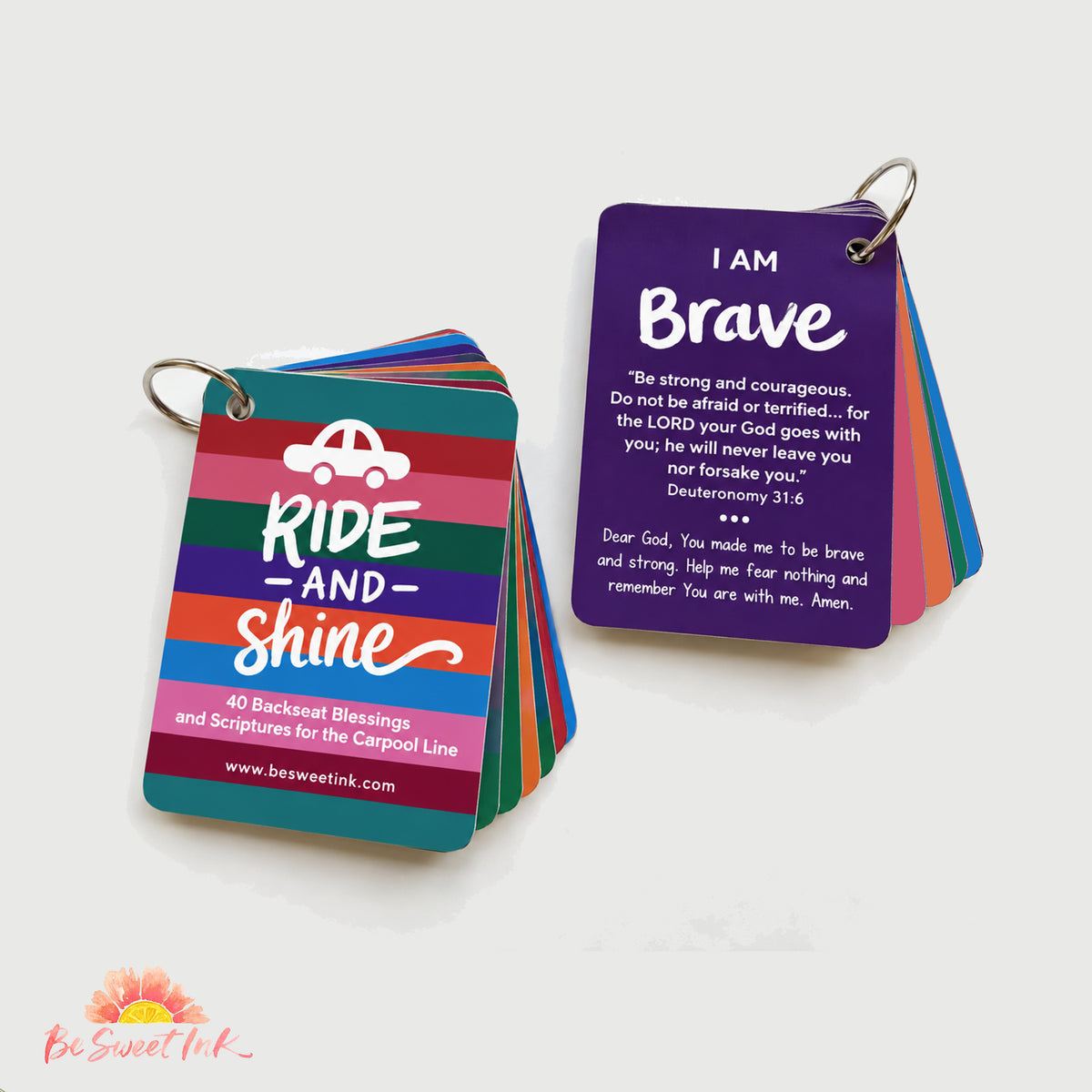 Ride and Shine- Carpool cards