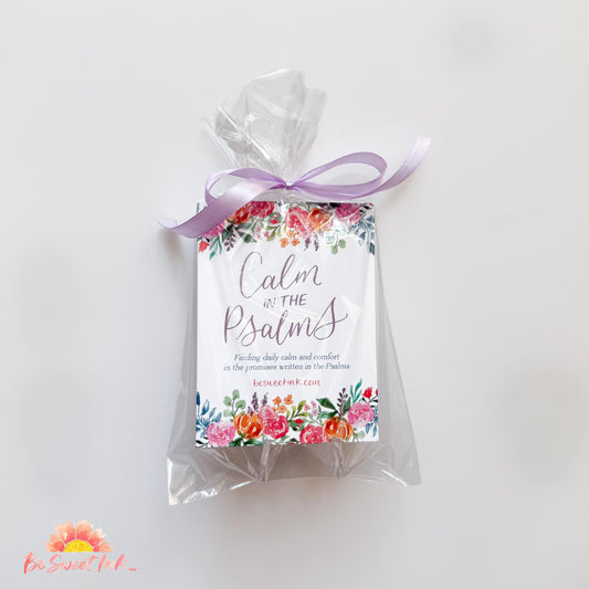 Calm in the Psalms- Bible Verse cards