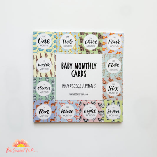 Baby Monthly Cards