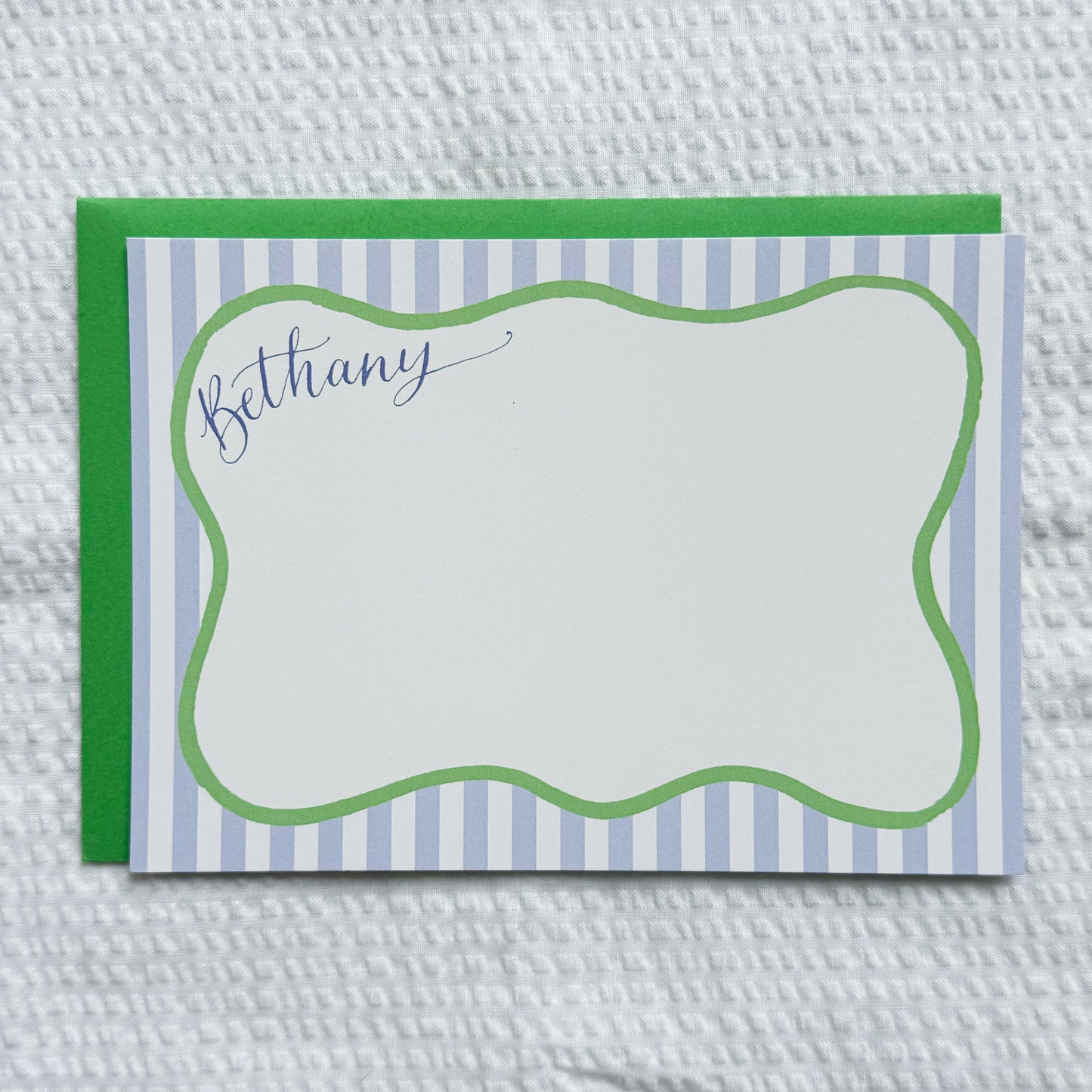 Custom Colorful Wave Stationery