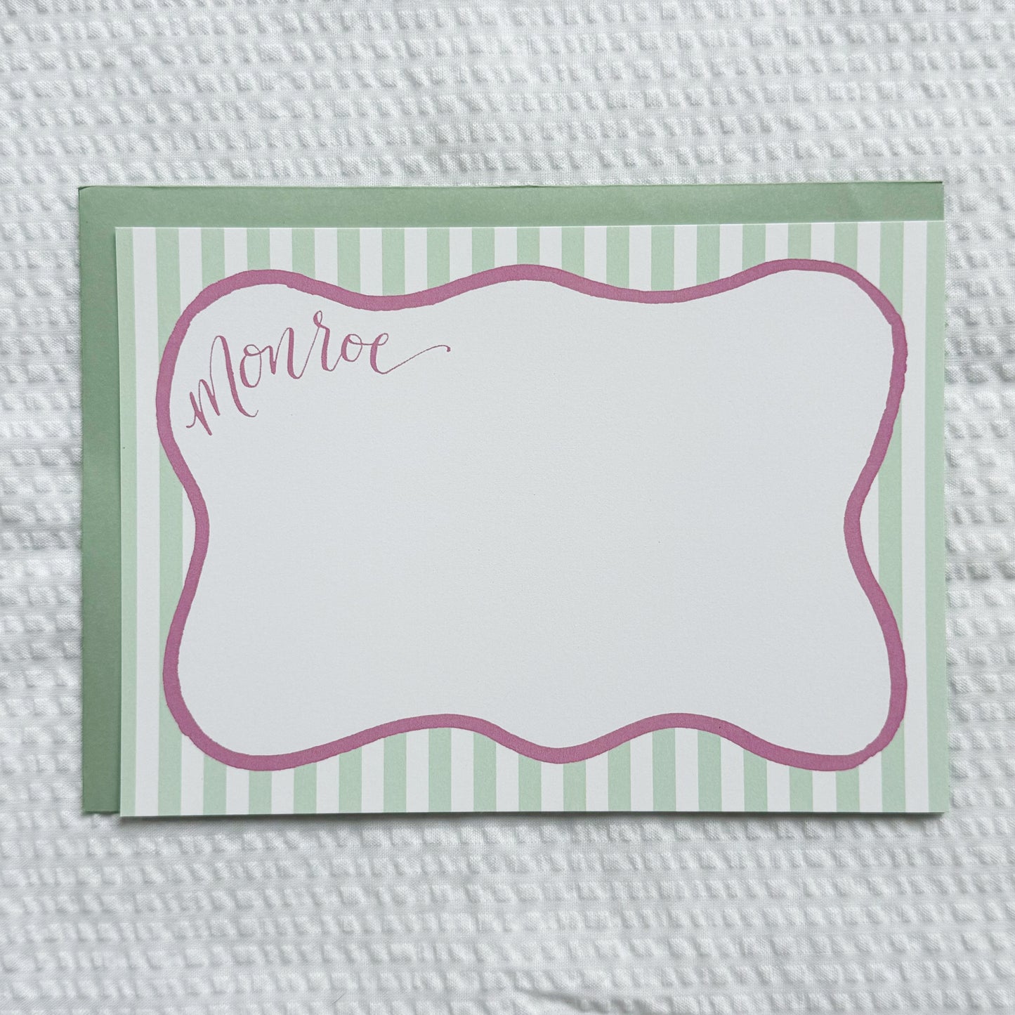 Custom Colorful Wave Stationery