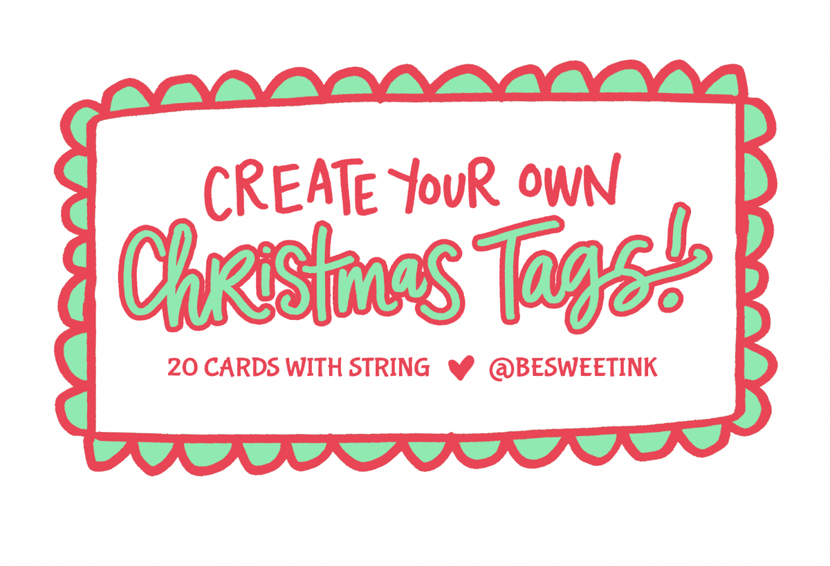 Create your own Christmas Tags!
