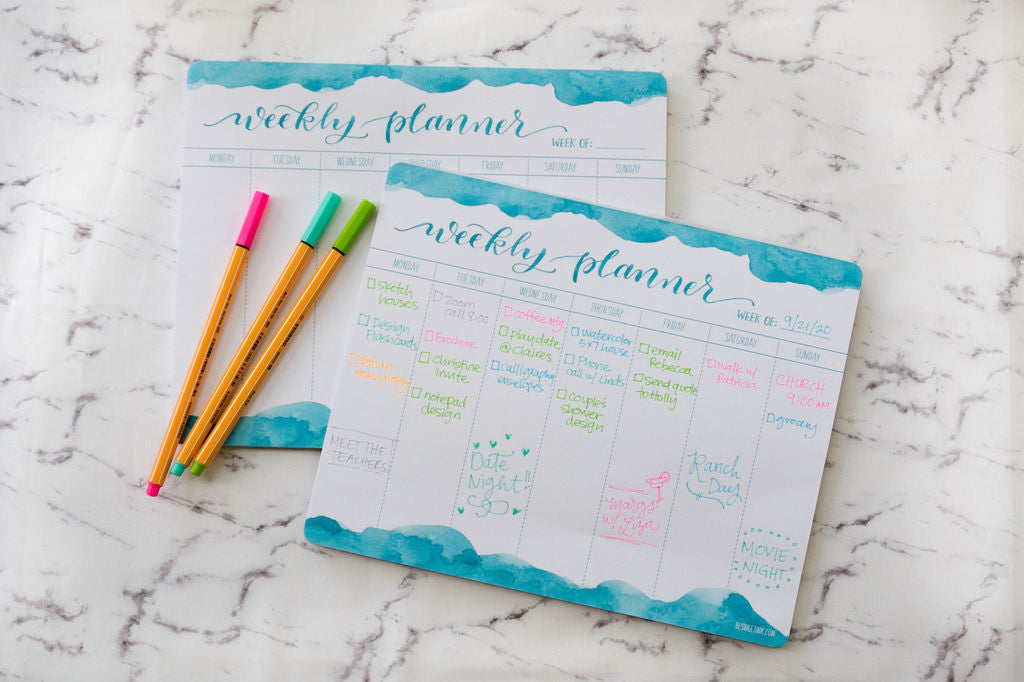Weekly Planner-Notepad