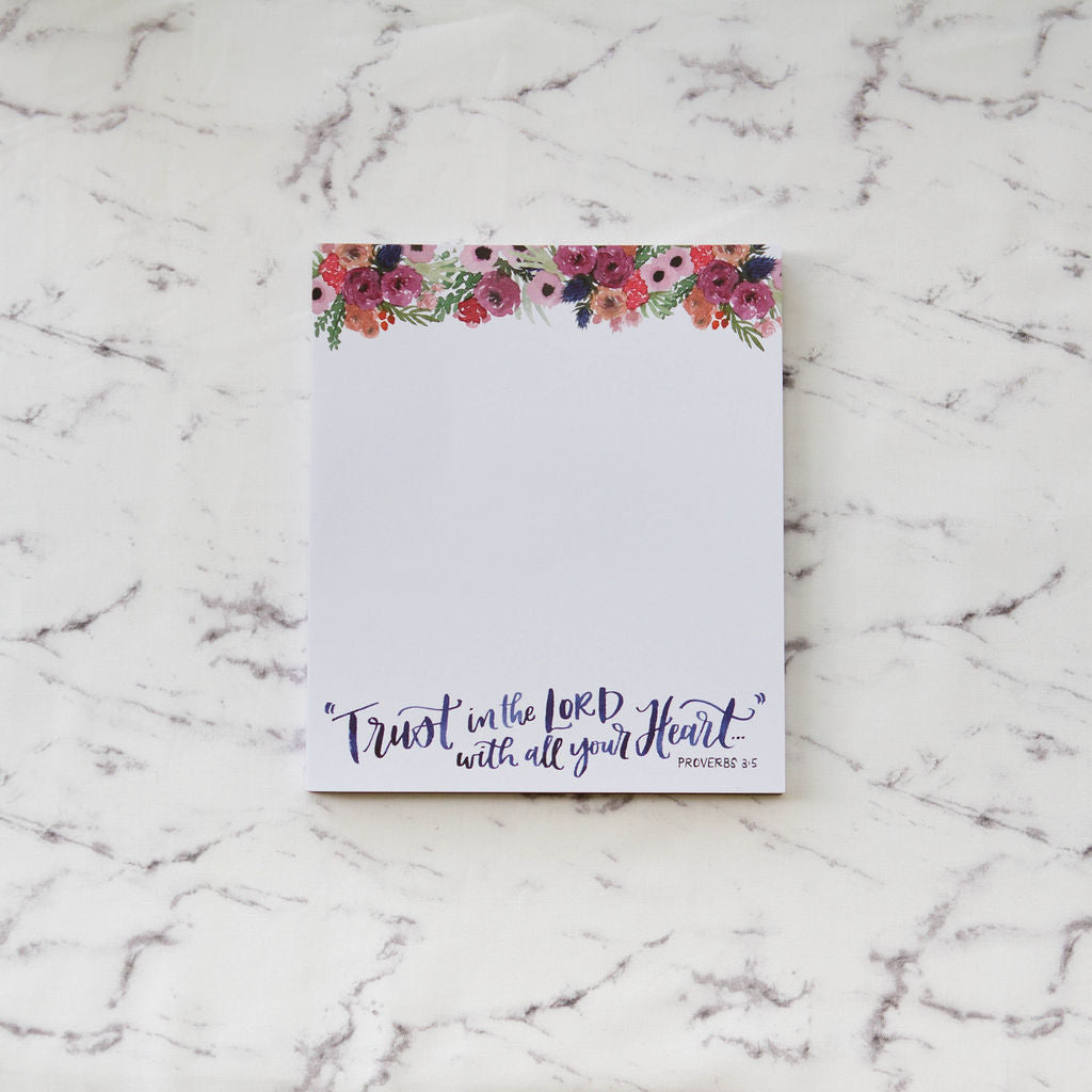 Floral Notepad