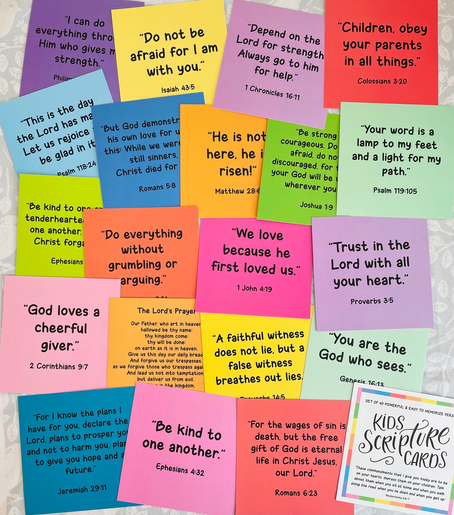 Kids Scripture Cards